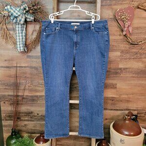 Levi's Jeans 22 W Blue Classic Bootcut High Rise Medium Wash Western Rodeo